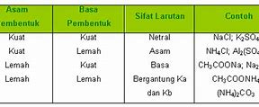 Contoh Garam Netral Adalah